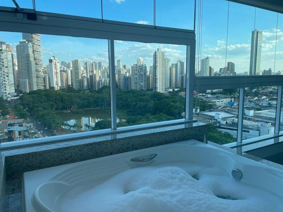 1 Qts.| 2 Hosp. | Jacuzzi Na Varanda | Linda Vista Goiânia Extérieur photo
