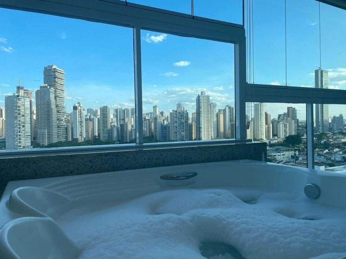 1 Qts.| 2 Hosp. | Jacuzzi Na Varanda | Linda Vista Goiânia Extérieur photo