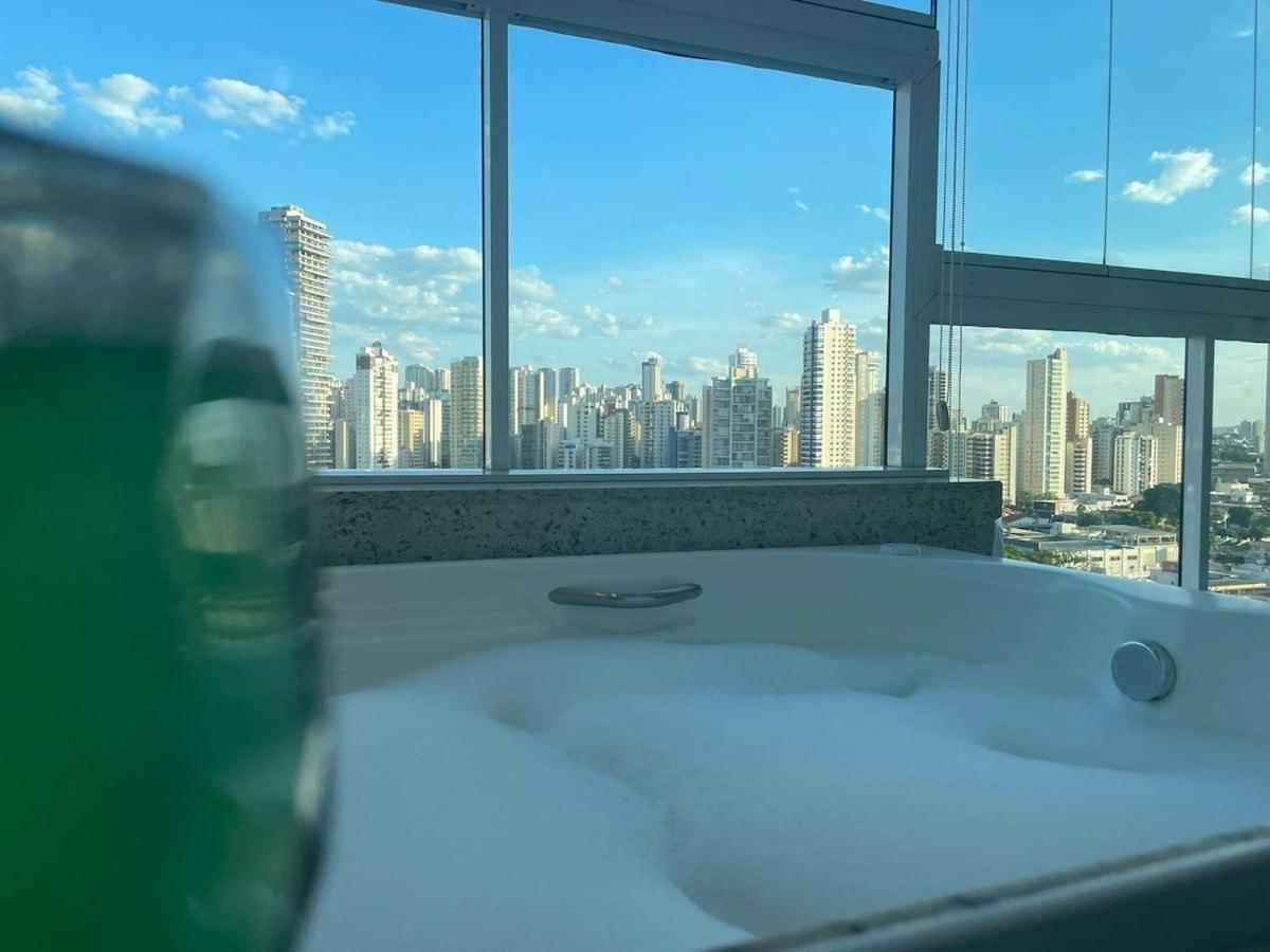 1 Qts.| 2 Hosp. | Jacuzzi Na Varanda | Linda Vista Goiânia Extérieur photo