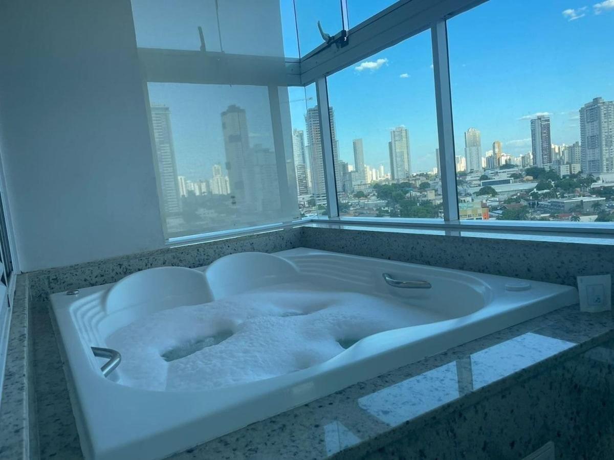 1 Qts.| 2 Hosp. | Jacuzzi Na Varanda | Linda Vista Goiânia Extérieur photo