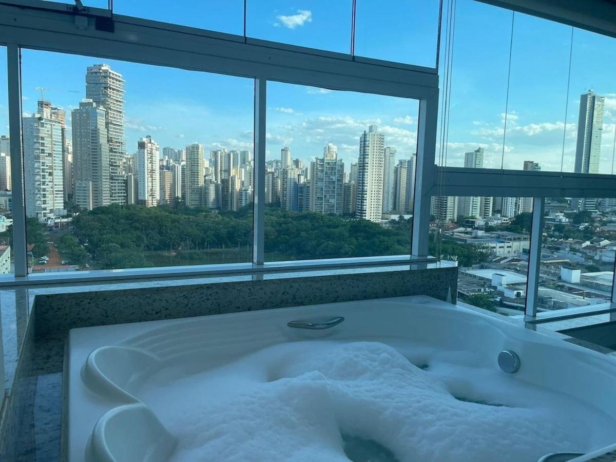 1 Qts.| 2 Hosp. | Jacuzzi Na Varanda | Linda Vista Goiânia Extérieur photo