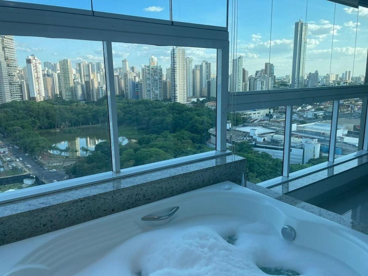 1 Qts.| 2 Hosp. | Jacuzzi Na Varanda | Linda Vista Goiânia Extérieur photo