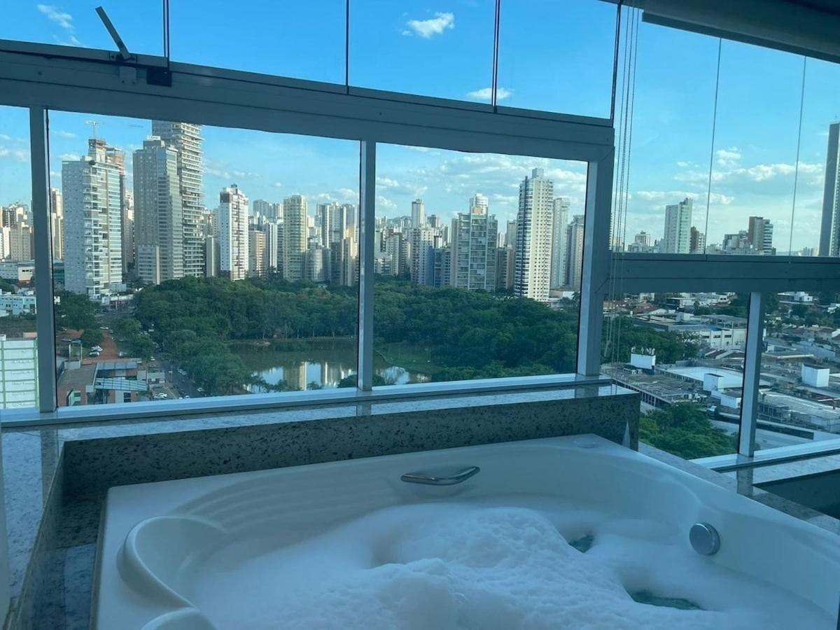 1 Qts.| 2 Hosp. | Jacuzzi Na Varanda | Linda Vista Goiânia Extérieur photo